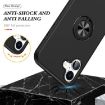 iPhone 17 Magnetic Case with Invisible Ring Holder - Black PC + TPU - 3