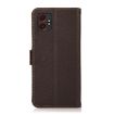 Samsung Galaxy XCover7 Pro KHAZNEH Leather RFID Case Brown - 3