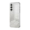 Samsung Galaxy A26 Silver Gradient Glitter Electroplated Phone Case - 1