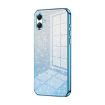 Samsung Galaxy A07 Blue Gradient Glitter Electroplated Phone Case - 1