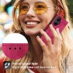 Redmi Turbo 4 Pro/Poco F7 Wine Red Floral Embossed Leather Wallet Case - 7