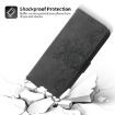 Redmi Turbo 4 Pro/Poco F7 Embossed Flowers Wallet Leather Case Black - 6