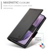 Redmi K80/K80 Pro Black Magnetic Frosted Leather Phone Case - 6