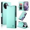 Redmi K80/K80 Pro Magnetic Frosted Leather Case - Mint Green - 1