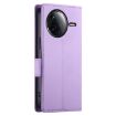Redmi K80/K80 Pro Purple Magnetic Frosted Leather Phone Case - 3