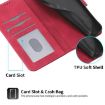 Red TPU Hybrid PU Leather Case for Redmi Turbo 4 Pro/Xiaomi Poco F7 - 6