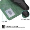 Redmi K80/K80 Pro Green TPU Hybrid PU Leather Phone Case - Dierfeng - 6