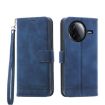 Redmi K80/K80 Pro Dierfeng TPU Hybrid PU Leather Case - Blue - 1