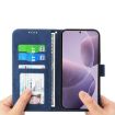 Redmi K80/K80 Pro Dierfeng TPU Hybrid PU Leather Case - Blue - 4