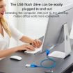 USB 3.0 Female to Male Right Elbow Extension Cable 1m for Devices - 5
