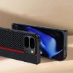 Google Pixel 10 Pro Fold Carbon Fiber Texture Phone Case - Black Yellow - 3