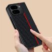 Google Pixel 10 Pro Fold Carbon Fiber Texture Phone Case - Black Yellow - 4