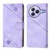 Xiaomi Civi 5 Pro 5G Light Purple Embossed Leather Phone Case - 2