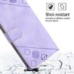 Xiaomi Civi 5 Pro 5G Light Purple Embossed Leather Phone Case - 6