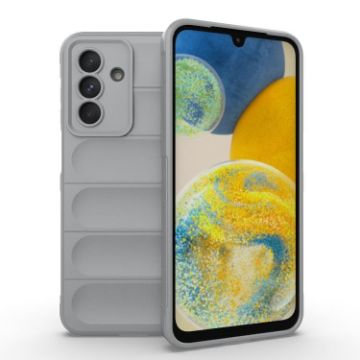 Samsung Galaxy A26 5G Grey Magic Shield TPU Flannel Phone Case - 1