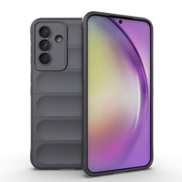 Samsung Galaxy A36 5G Dark Grey TPU + Flannel Phone Case - 1