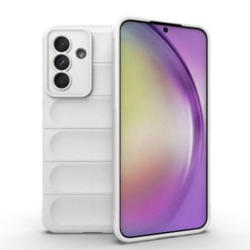 Samsung Galaxy A36 5G White Magic Shield TPU Flannel Phone Case - 1