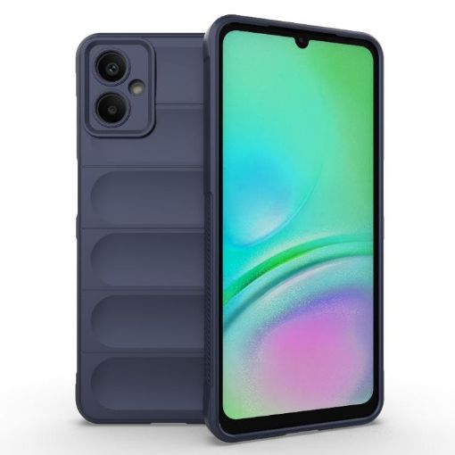 Samsung Galaxy A06 5G Dark Blue TPU + Flannel Phone Case - 1