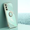 Samsung Galaxy A16 5G Mint Green 6D Electroplate TPU Case with Ring Holder - 1