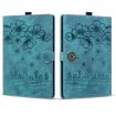 OnePlus Pad/Pad Pro 12.1 Green Cartoon Sakura Cat Leather Case - 2