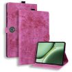 OnePlus Pad/Pad Pro 12.1 Cartoon Sakura Cat Leather Case - Rose Red - 1