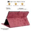 OnePlus Pad/Pad Pro 12.1 Red Cartoon Sakura Cat Leather Tablet Case - 7