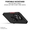 For Honor 400 Global 156.5mm Q Shadow 1 TPU + PC Phone Case Black+Red - 4