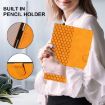 Samsung Galaxy Tab A8 10.5 2021 X205 Yellow Honeycomb Leather Case - 7