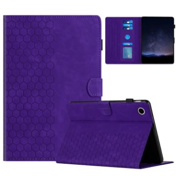 Samsung Galaxy Tab A8 10.5 2021 X205 Purple Leather Tablet Case - 1