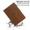 Samsung Galaxy Tab A7 2020 T500 Honeycomb Leather Case Brown - 5