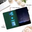Samsung Galaxy Tab A7 2020 T500 Green Honeycomb Leather Case - 6