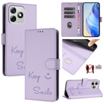 Ulefone Note 18 Ultra 5G Light Purple RFID Leather Phone Case - 1