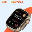 WK WH-02 Traveler Smart Watch 2.01" with Blood Oxygen Monitoring - Orange - 3