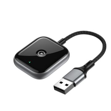 Wireless Apple CarPlay Adapter for iPhone - Black Car Box Converter - 1