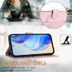 Xiaomi Civi 5 Pro 5G Pink RFID Leather Phone Case with Smile Embossing - 4