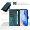 Xiaomi Civi 5 Pro 5G Peacock Green RFID Leather Phone Case - 3