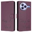 Xiaomi Civi 5 Pro 5G Violet RFID Leather Phone Case - Smile Embossing - 2