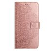 Redmi K80 Pro/K80 Rose Gold Flower Embossed Leather Phone Case - 2