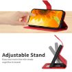 Redmi 14C 4G Sunflower Embossed Flip Leather Case with Lanyard Red - 6