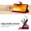 Redmi Note 14 Pro+ 5G Sunflower Embossed Flip Leather Case Rose Red - 6