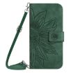 Redmi Note 14 4G EU Sun Flower Embossed Flip Leather Case Green - 2