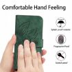 Redmi Note 14 4G EU Sun Flower Embossed Flip Leather Case Green - 4