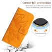 Redmi Note 14 4G EU Sunflower Embossed Flip Leather Case Yellow - 5