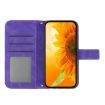 Redmi A5/Poco C71 Sunflower Embossed Flip Leather Case Dark Purple - 3