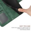 Redmi A5/Poco C71 Green Sunflower Embossed Flip Leather Case with Lanyard - 7