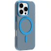 iPhone 16 Pro Candy Magsafe PC Hybrid TPU Case - Blue - 4