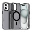iPhone 16 Plus Candy Magsafe PC Hybrid TPU Case - Black - 1
