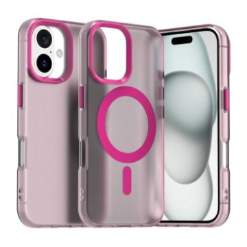 iPhone 16 Plus Red Candy Magsafe PC Hybrid TPU Case - 1