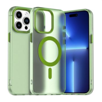 iPhone 15 Pro Max Green Candy Magsafe PC Hybrid TPU Case - 1