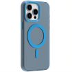 iPhone 15 Pro Candy Magsafe PC Hybrid TPU Case - Blue - 4